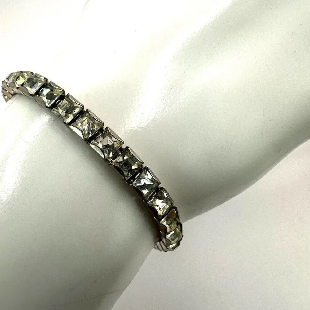 Rhinestone vintage bracelet good vintage